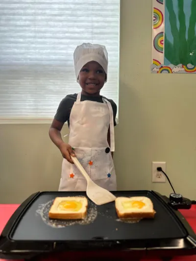 Child at Little Heaven Daycare